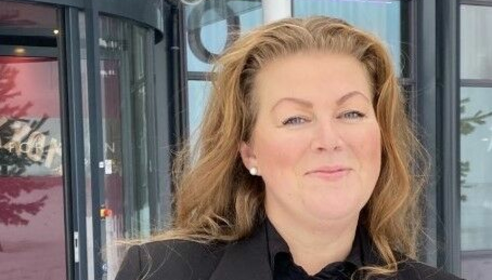 ENGASJERT: Direktør hos Moxy Oslo X på Hellerudsletta utenfor hovedstaden, Stine Engen, omfavner den felles kampanjen mot seksuell trakassering på arbeidsplassen.