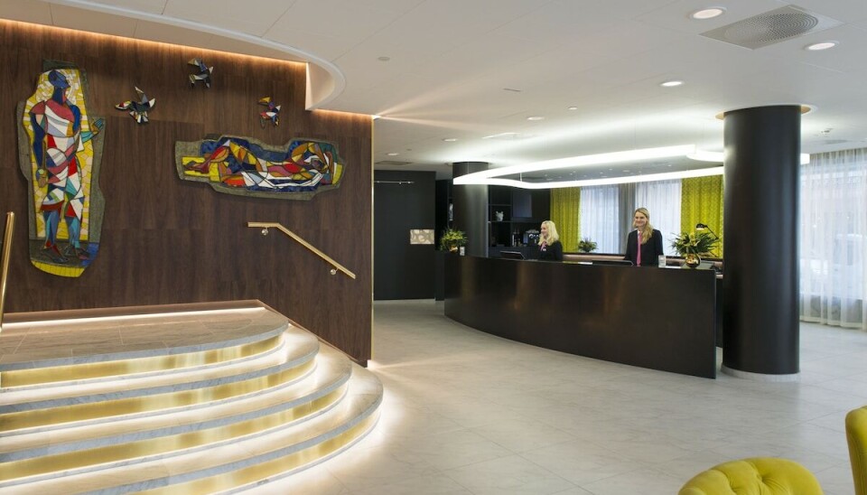 SOLID: Thon Hotels la bak seg et meget bra 2022. Bildet er hentet fra Thon Hotels Rosenkrantz i Oslo sentrum. SOLID: Thon Hotels la bak seg et meget bra 2022. Bildet er hentet fra Thon Hotels Rosenkrantz i Oslo sentrum.