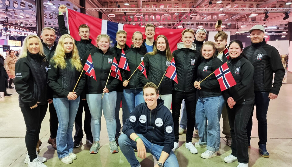 GOD STEMING: Denne gjengen var med på kokke-VM i Luxembourg i fjor. Nå skal ASKO ha med seg 12 nye lærlinger på tur.