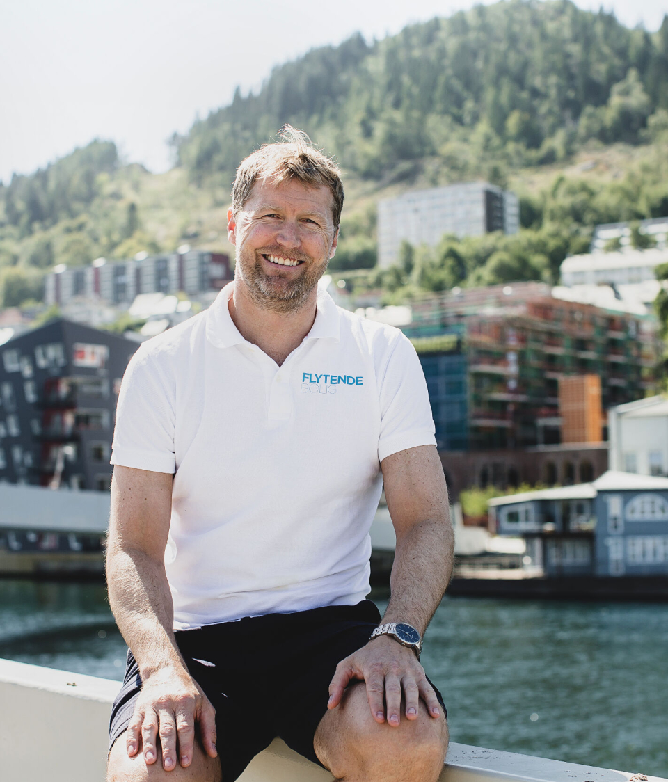 ENGASJERT: Per-André Wilberg er ekstremt interessert i husbåter, og har nå flere spennende serier på gang.