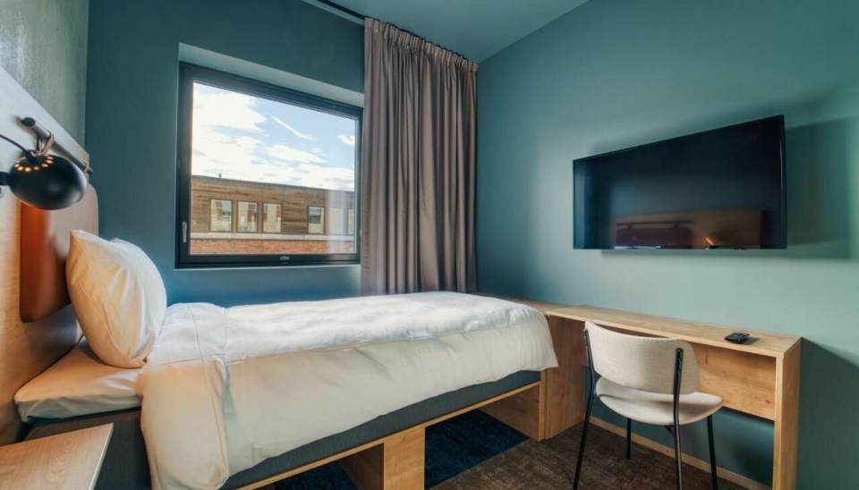 VELKOMMEN INN: Hotellet har161 rom og sju ulike romkategorier. Selv om det er tøff konkurranse i byen, har Smarthotel hatt en meget god start.
