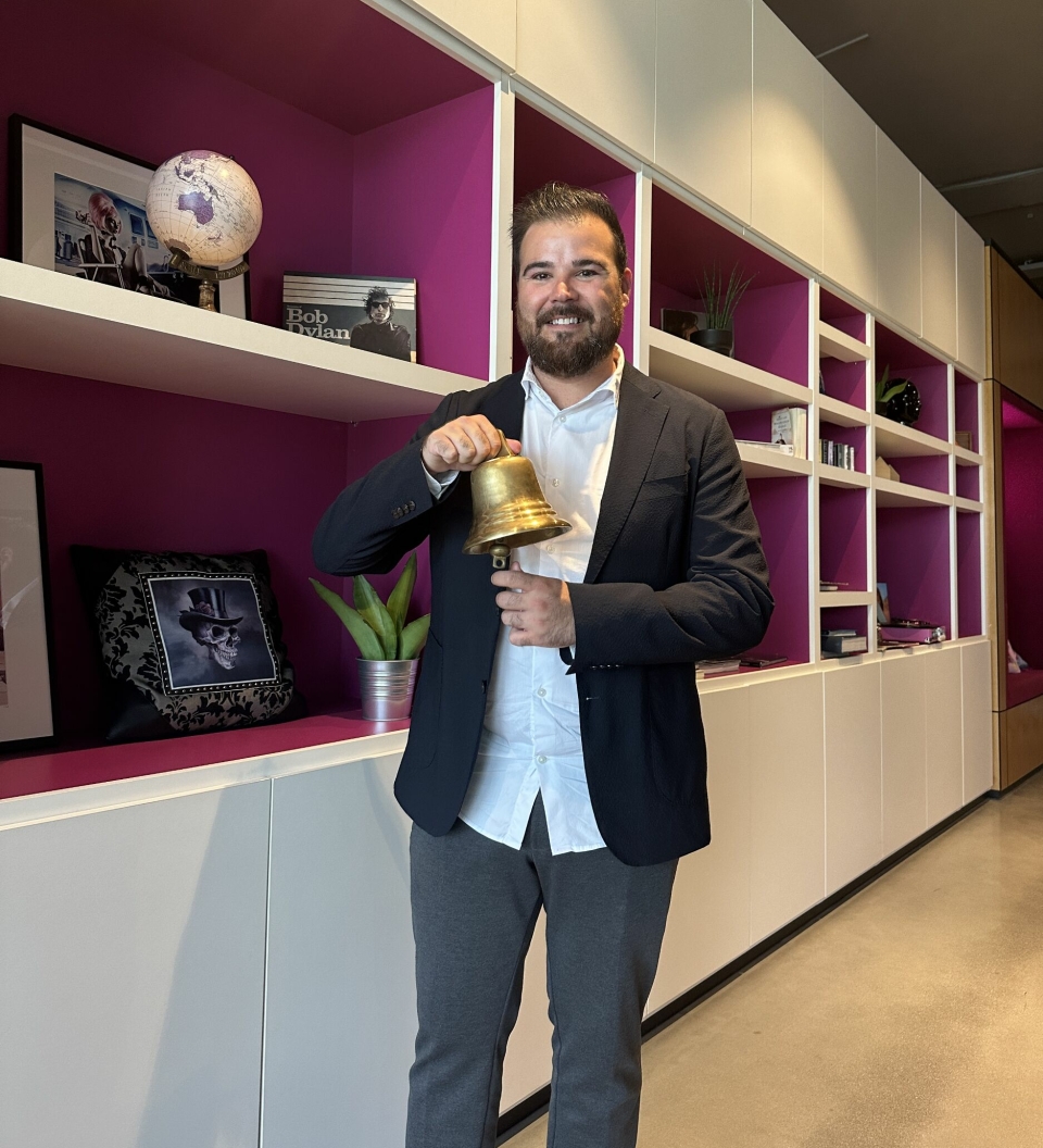NY DIREKTØR: Fabian Dorta er ny direktør på Moxy OsloX på Hellerudsletta utenfor Oslo.