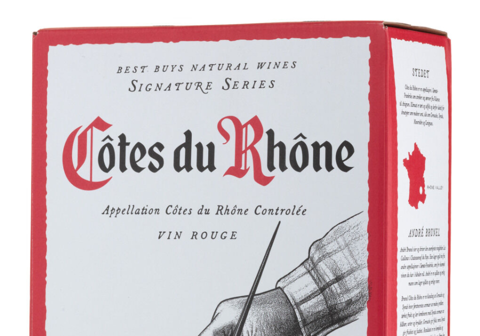 KJØR PAPP: Vingruppen mener Côtes du Rhône med aromaer av skogsbær, jordbær og krydder er perfekt.