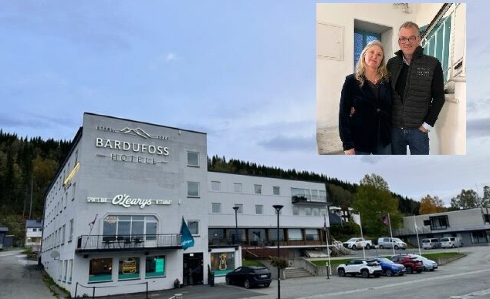 GÅR GODT: Bardufoss Hotell tjener penger, og leverer belegg på over 60 prosent. Nå ønsker paret å utvide hotellet med 62 rom.