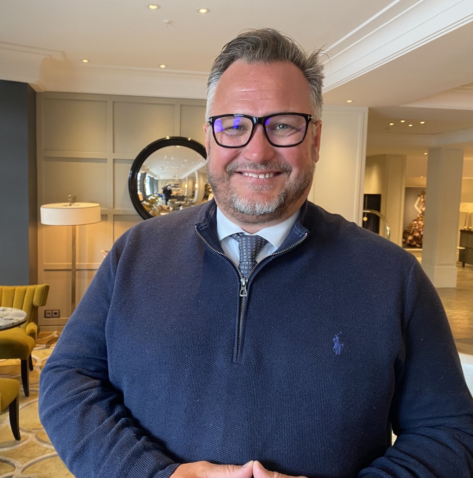 Adm. direktør i 62 garder Nord, Mikael Forselius.