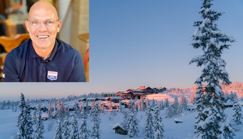 Norefjell er en av sju destinasjoner som samarbeider om å få utenlandske skiturister til den norske fjellheimen. Trevor De Villiers (lille bildet) er adm. direktør for selskapet Norway Home of skiiing.