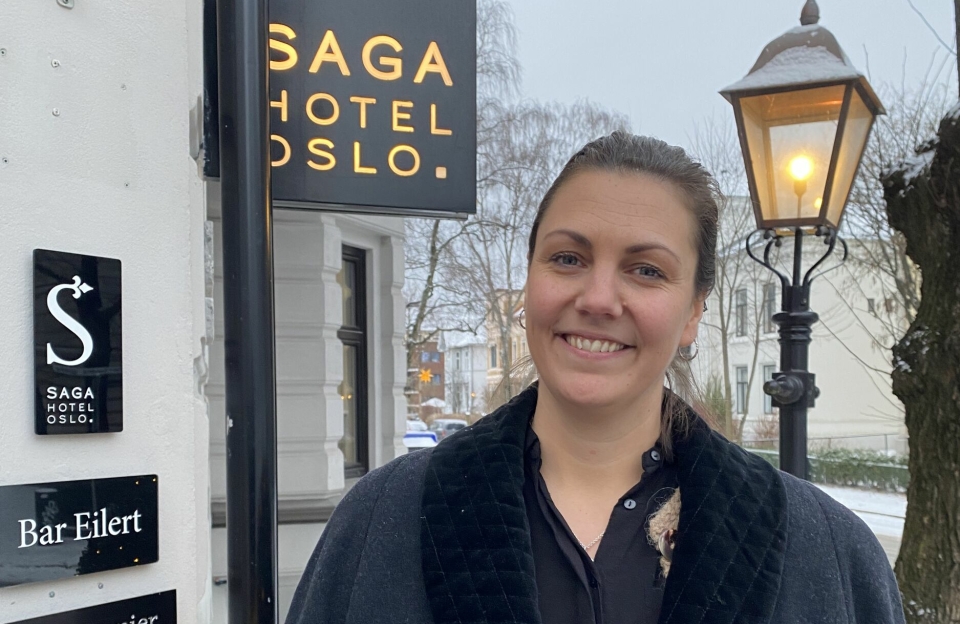 Martine Eidem startet som hotellsjef ved Saga Hotel 20. november. 34-åringen er opvokst på gård i Ulsteinvik, og har de siste åtte årene jobbet på Svalbard.