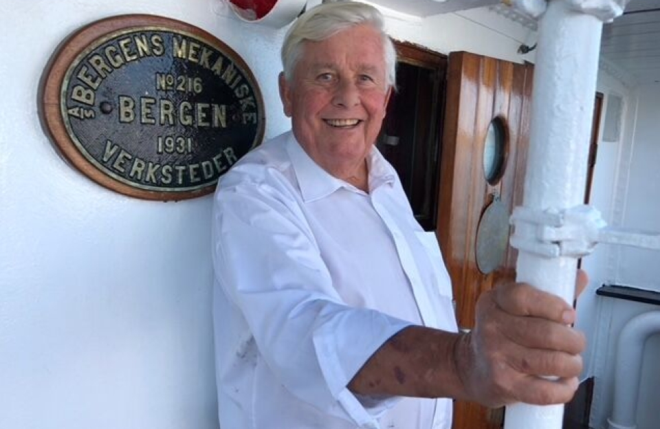 Vidar Ødelien bygde i sin tid opp det som i dag heter Scandic Sunnfjord Hotell i Førde. Vidar ble 84 år gammel. Bildet er hentet fra veteranbåten M/S 'Atløy.