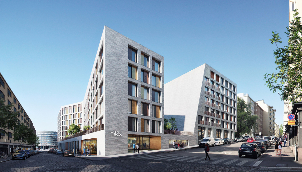 Nylig åpnet Citybox hotell i Helsinki.