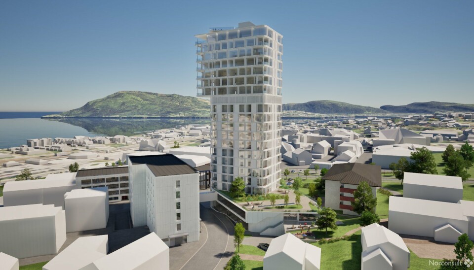 RUVENDE: Slik ser man for seg at det nye bygget skal bli.