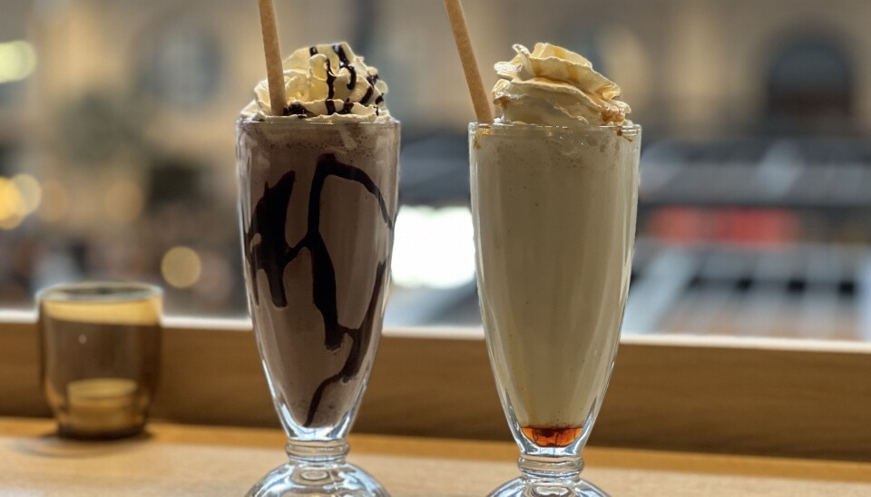 SØTT OG GODT: Dessert for voksne, med blant annet bourbon og mørk rom.
