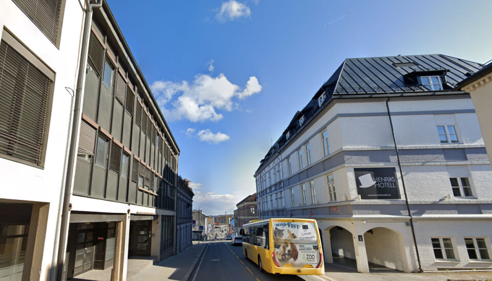 Her i det gamle Varden-bygget skal det nye hotellet ligge.