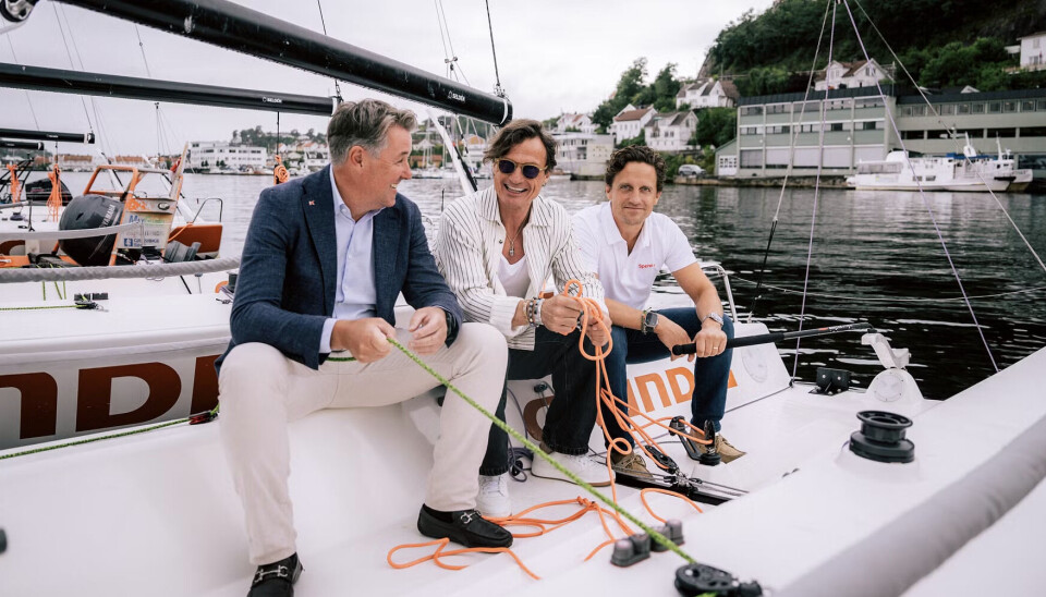 TRIOEN BAK SPENN: Geir Karlsen, Petter Stordalen, Christoffer Sundby