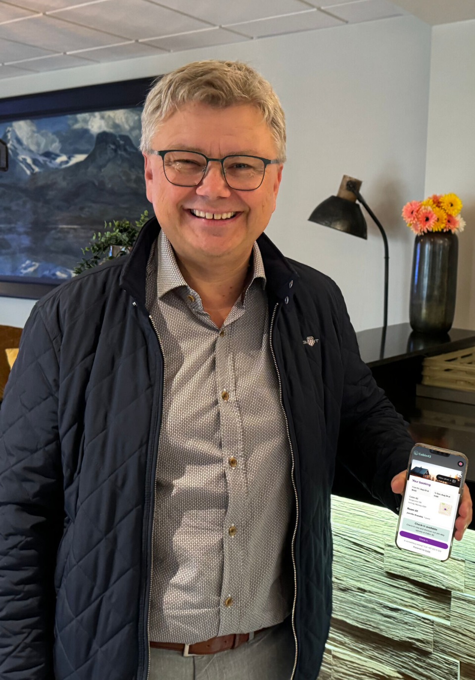 MODERNISERER GJESTEREISEN: Daglig leder Hugo Mølmesdal i Invite Guest Technology ønsker å ta gjestereisen inn i en mer moderne tid.