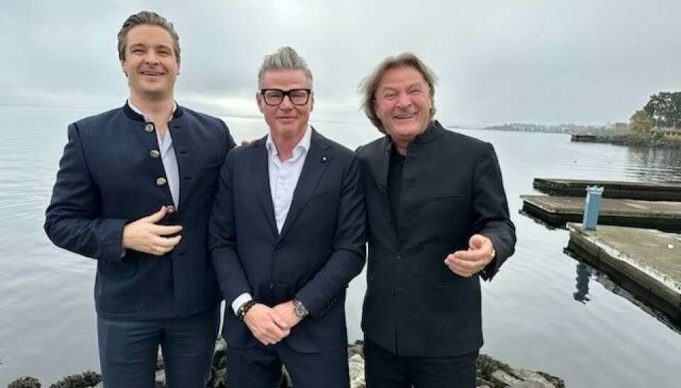 Etter et drøyt år ute av bransjen, er Jarle Moen (i midten) tilbake. Her flankert av Thor Filip Halvorsen (til venstre) og Thor Morten Halvorsen.