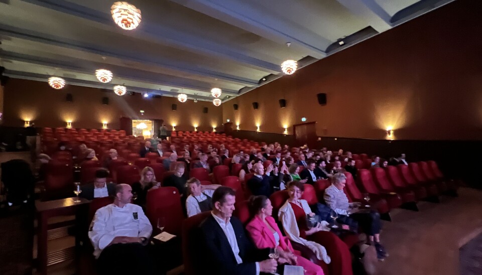 Spente gjester før utdelingen.